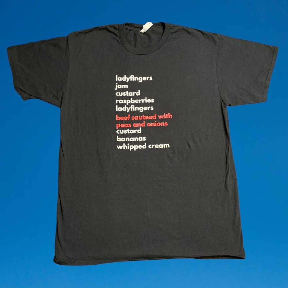 Friends TV Show Rachel's English Trifle Thanksgiving Episode Men's Black  T-Shir